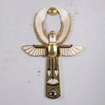 Egyptian Key of Life Wall Decor Statue E0101-180091-H