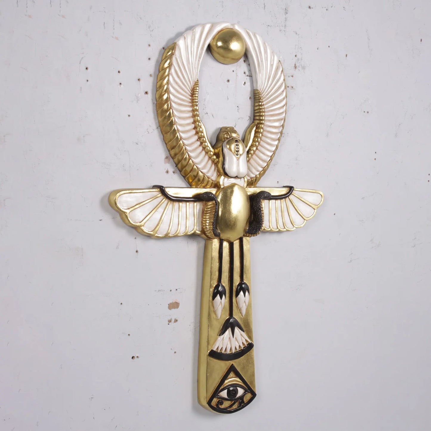 Egyptian Key of Life Wall Decor Statue E0101-180091-H