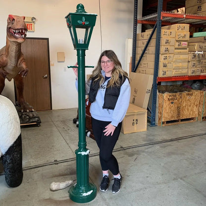 Green Lamp Post Statue F0204-180120-H