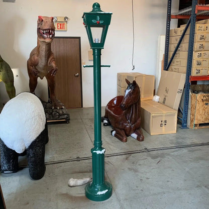 Green Lamp Post Statue F0204-180120-H