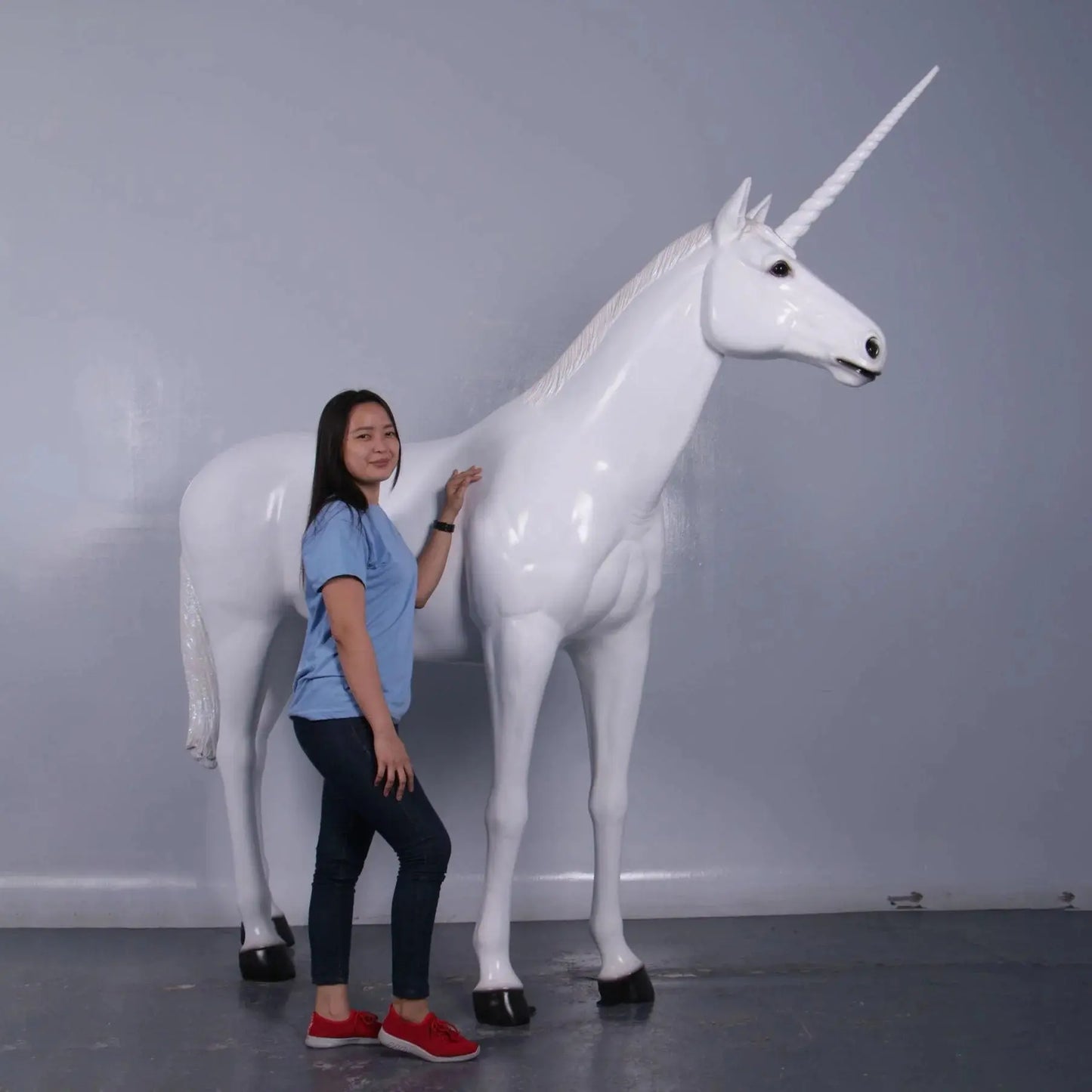 Unicorn Life Size Statue A0052-180143-H