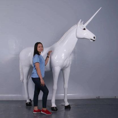Unicorn Life Size Statue A0052-180143-H