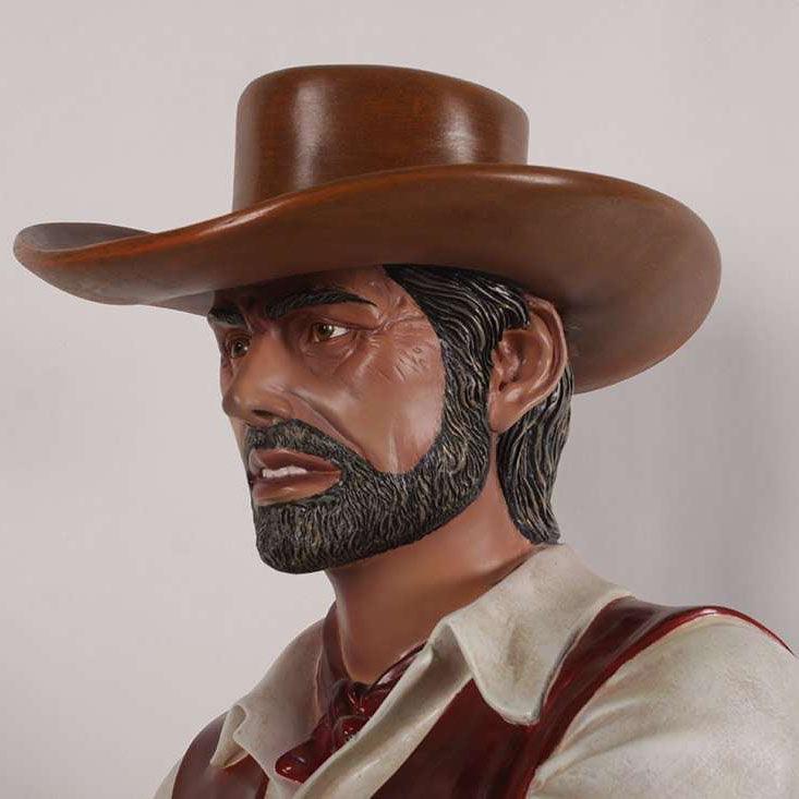 Gunslinger Cowboy Life Size Statue