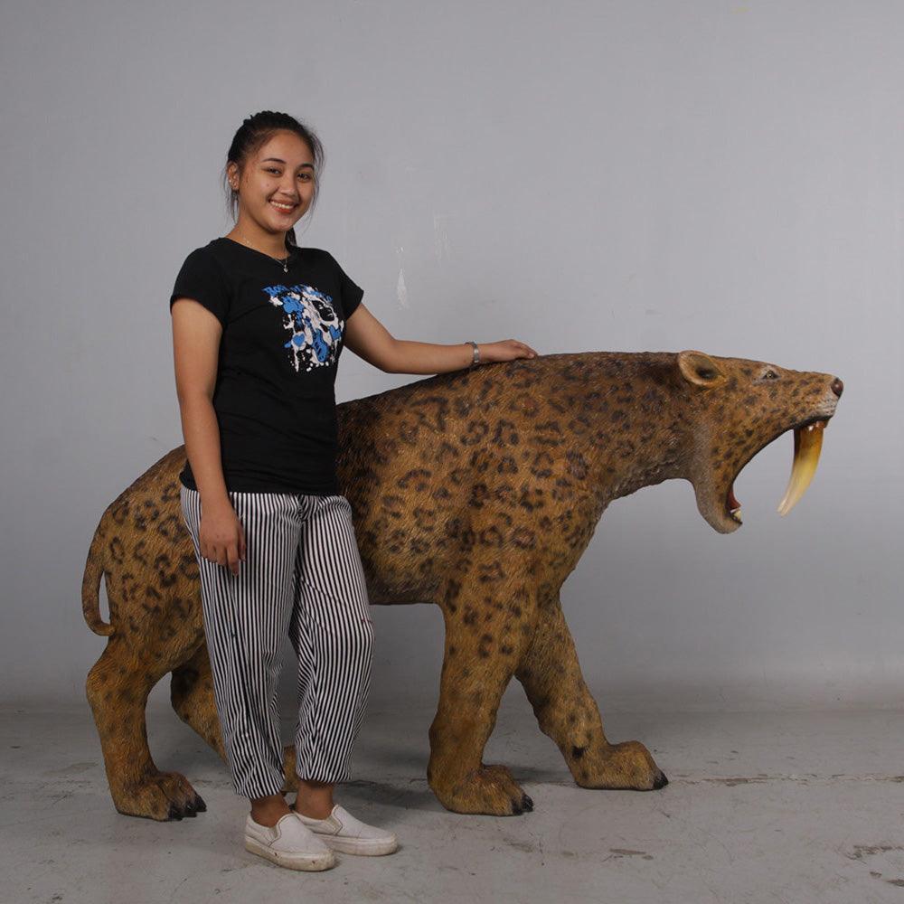 Smilodon Saber Tooth Statue