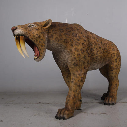 Smilodon Saber Tooth Statue