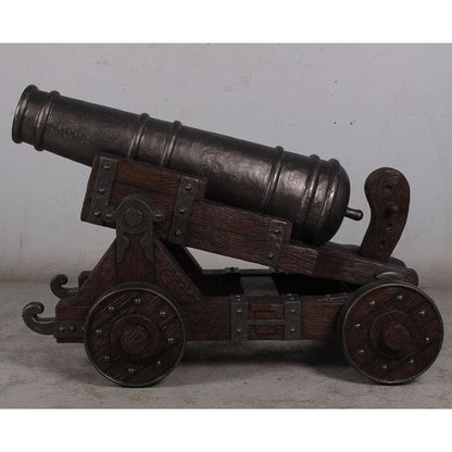 Medieval Cannon With Base Statue - LM Treasures Prop Rentals 