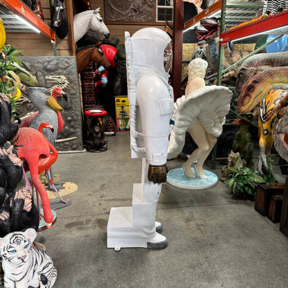 Astronaut Photo Op Life Size Statue