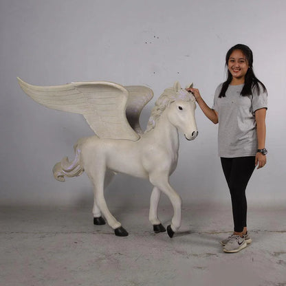 Baby Pegasus Life Size Statue