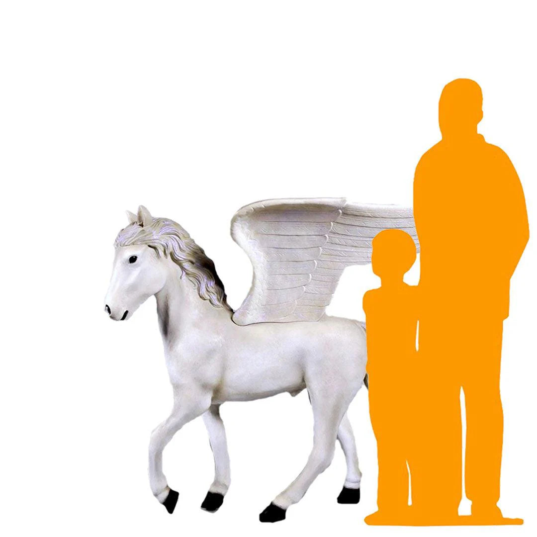 Baby Pegasus Life Size Statue