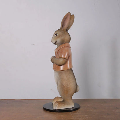 Rob The Rabbit With Shirt Statue