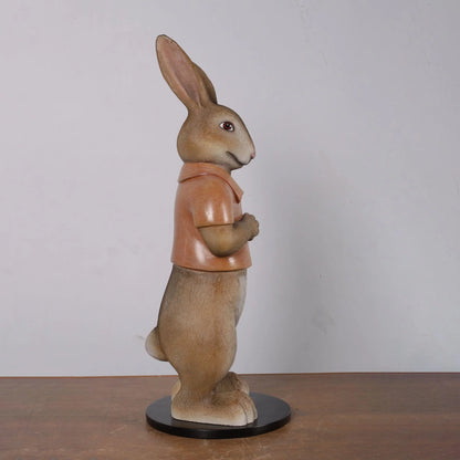 Rob The Rabbit With Shirt Statue