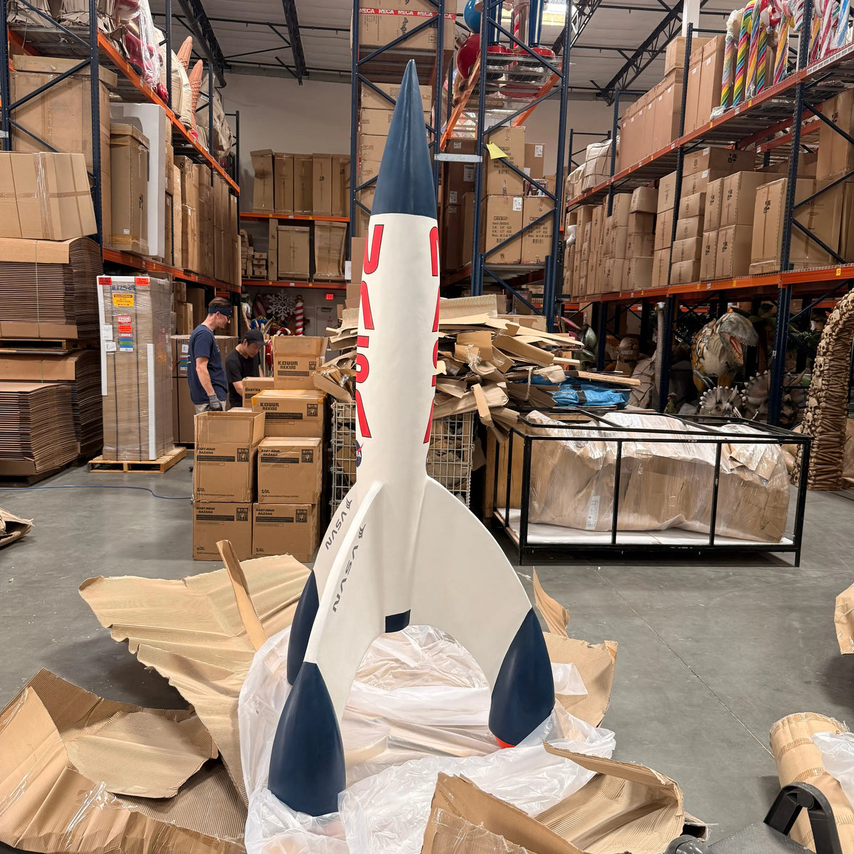 Large NASA Space Rocket Statue LS379B-1814-A