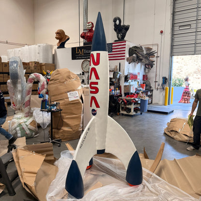 Large NASA Space Rocket Statue LS379B-1814-A