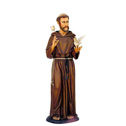 St. Francis Life Size Christmas Statue