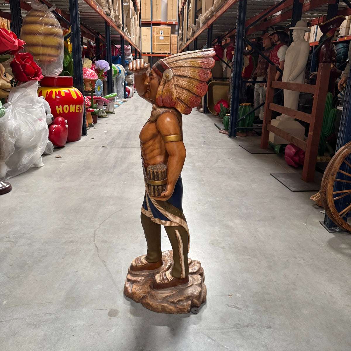 Tobacco Indian Small Statue LS309S-190006-H