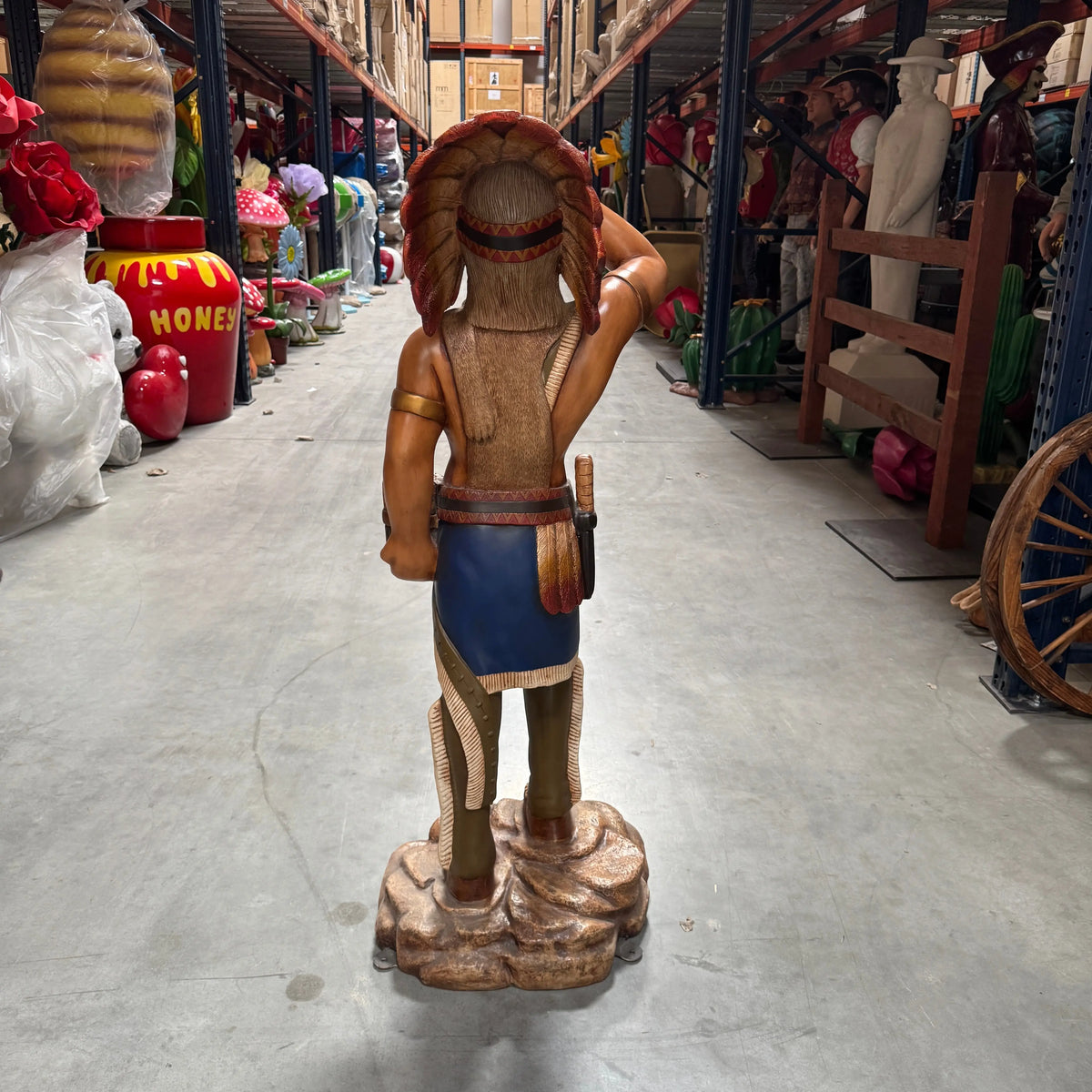 Tobacco Indian Small Statue LS309S-190006-H