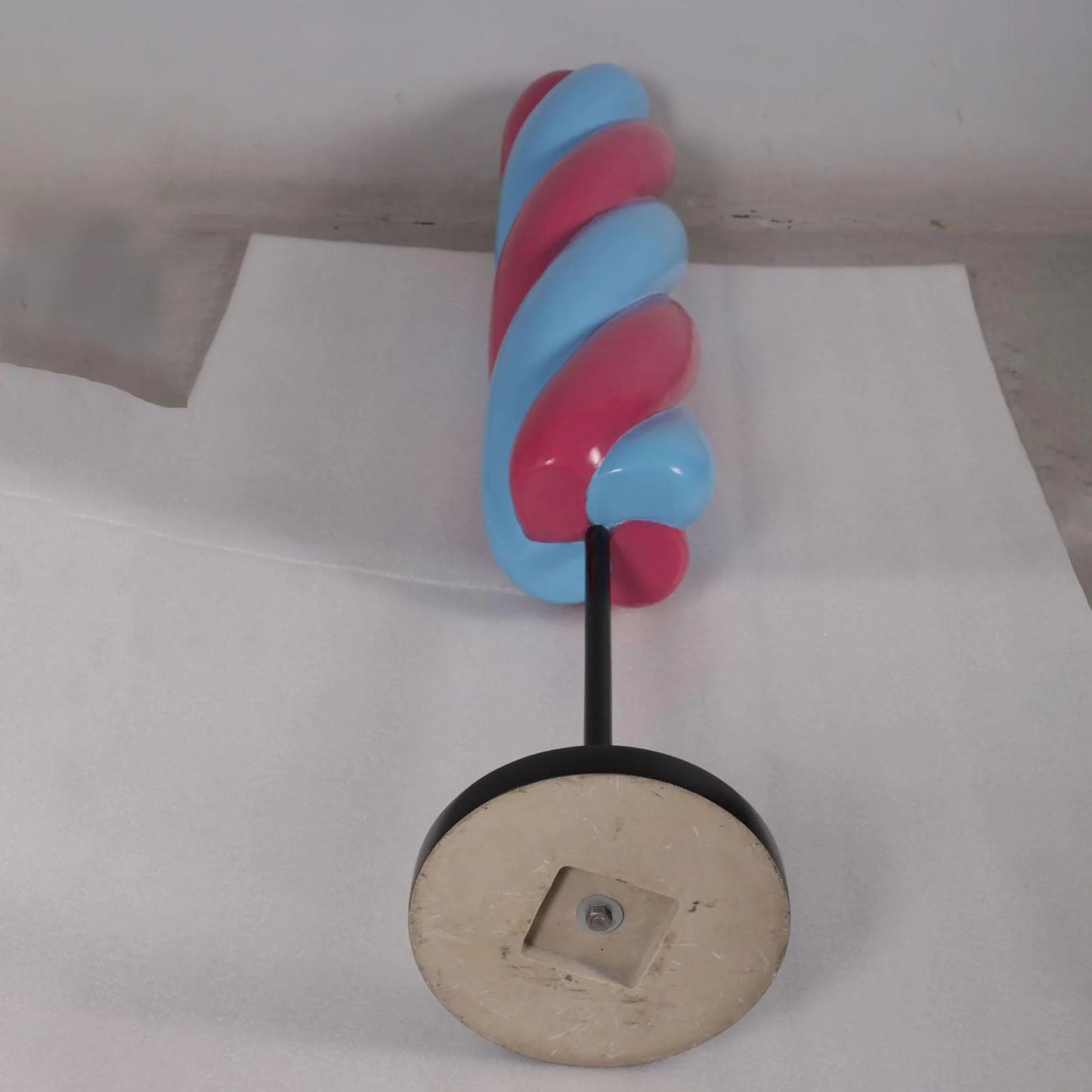 Blue Twist Popsicle Statue