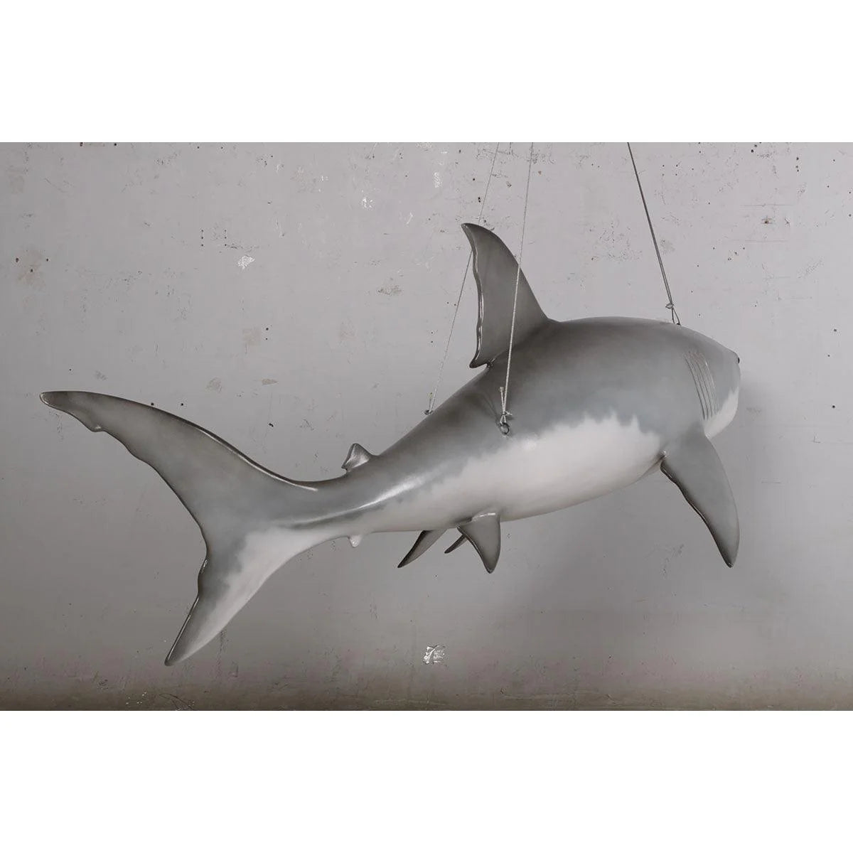 Gray Shark Statue