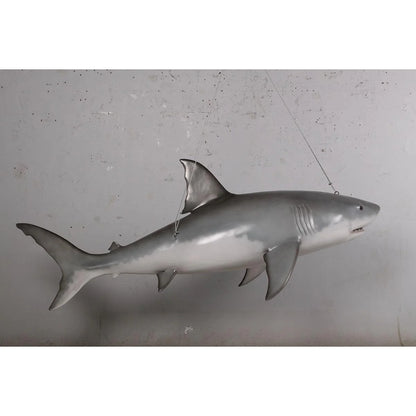 Gray Shark Statue