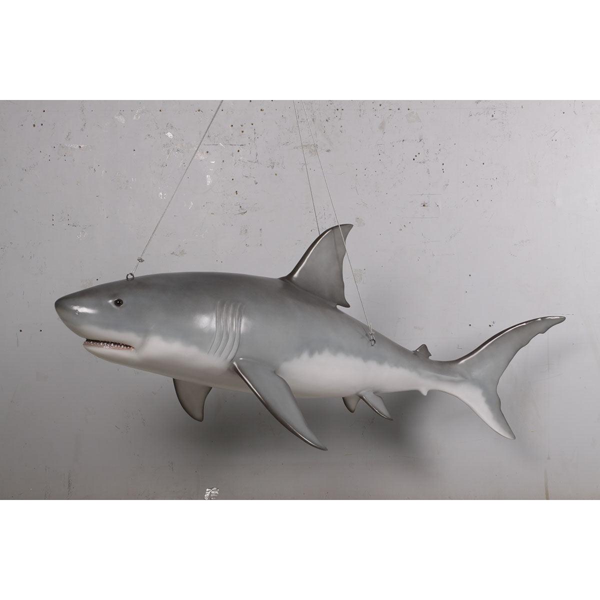 Gray Shark Statue - LM Treasures Prop Rentals 