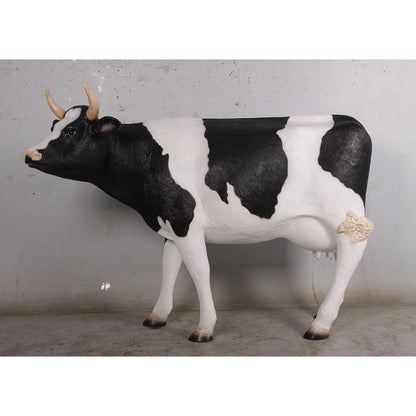 Holstein Cow Life Size Statue - LM Treasures Prop Rentals 