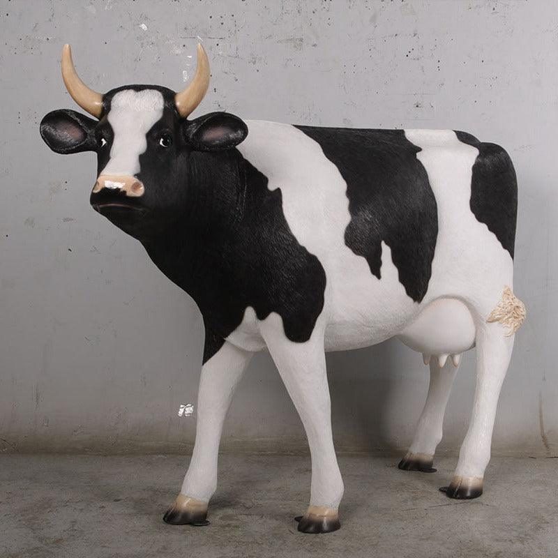 Holstein Cow Life Size Statue