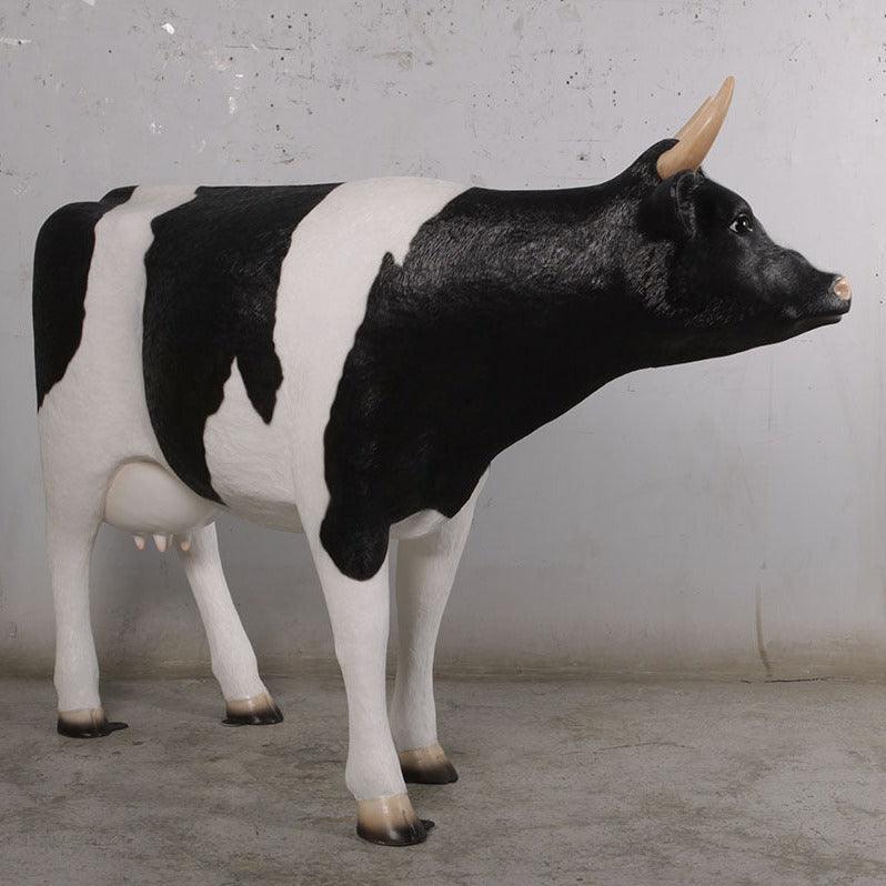 Holstein Cow Life Size Statue