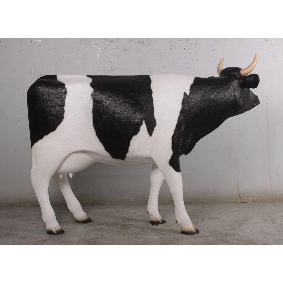 Holstein Cow Life Size Statue - LM Treasures Prop Rentals 