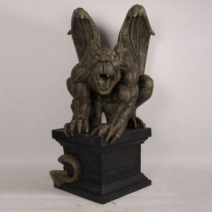 Gargoyle on Plinth Statue