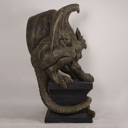Gargoyle on Plinth Statue