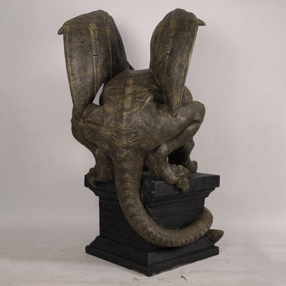 Gargoyle on Plinth Statue