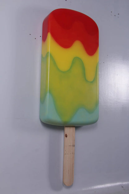 Large Hanging Rainbow Ice Cream Popsicle Statue