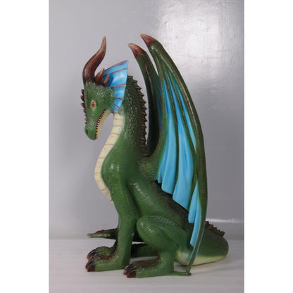 Small Sitting Dragon Statue - LM Treasures Prop Rentals 