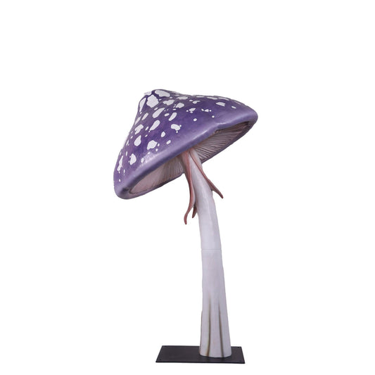 Purple Parasol Mushroom Statue - LM Treasures Prop Rentals 