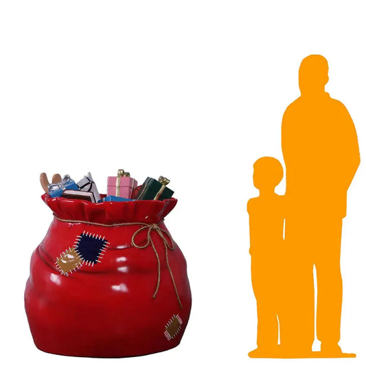 Gift Sack Photo Op Life Size Statue S0152-190146-H