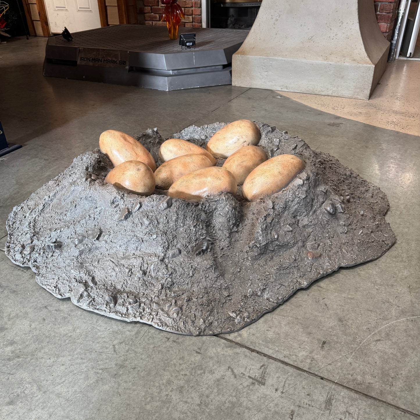 Dinosaur Egg Nest Statue