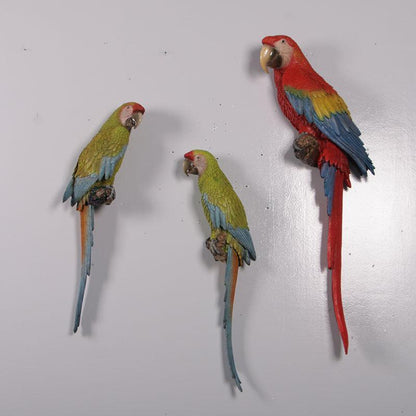 Hanging Macaw Buffon Parrots Statue