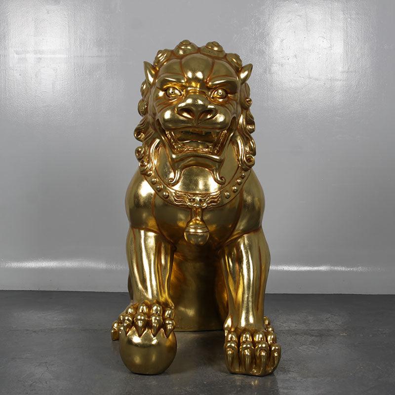 Foo Dog Male Statue