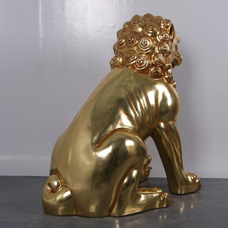 Foo Dog Female Statue - LM Treasures Prop Rentals 