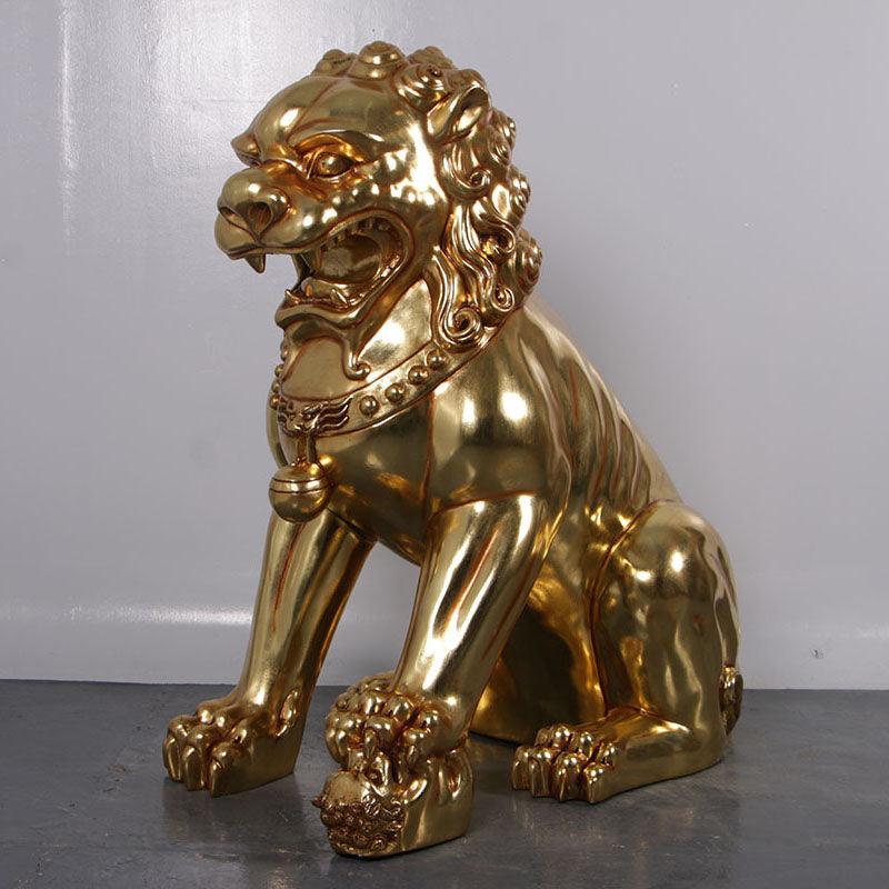 Foo Dog Female Statue - LM Treasures Prop Rentals 