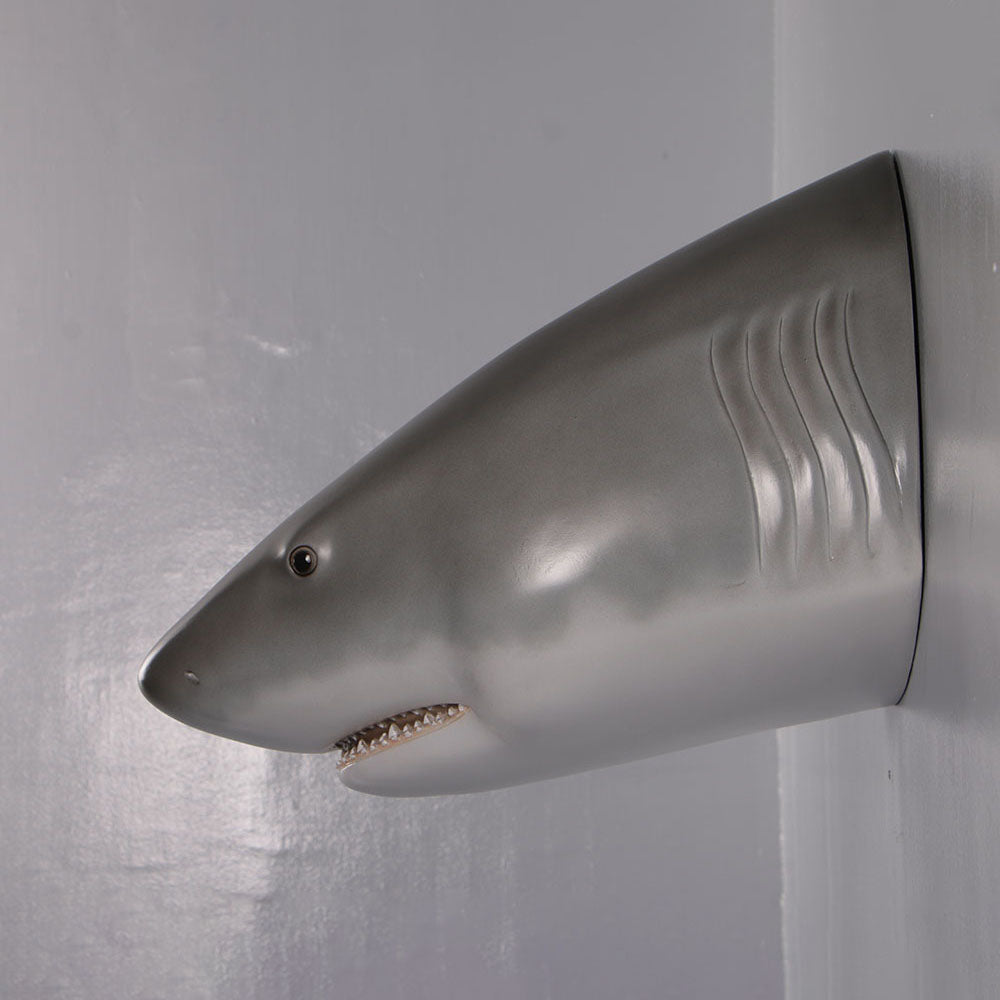 Great White Shark Head Statue