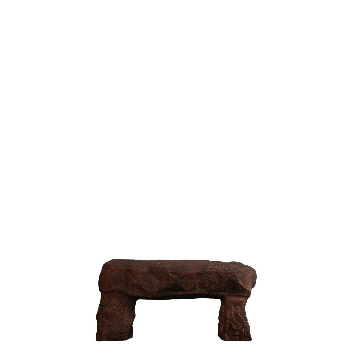 Small Rock Bench Statue