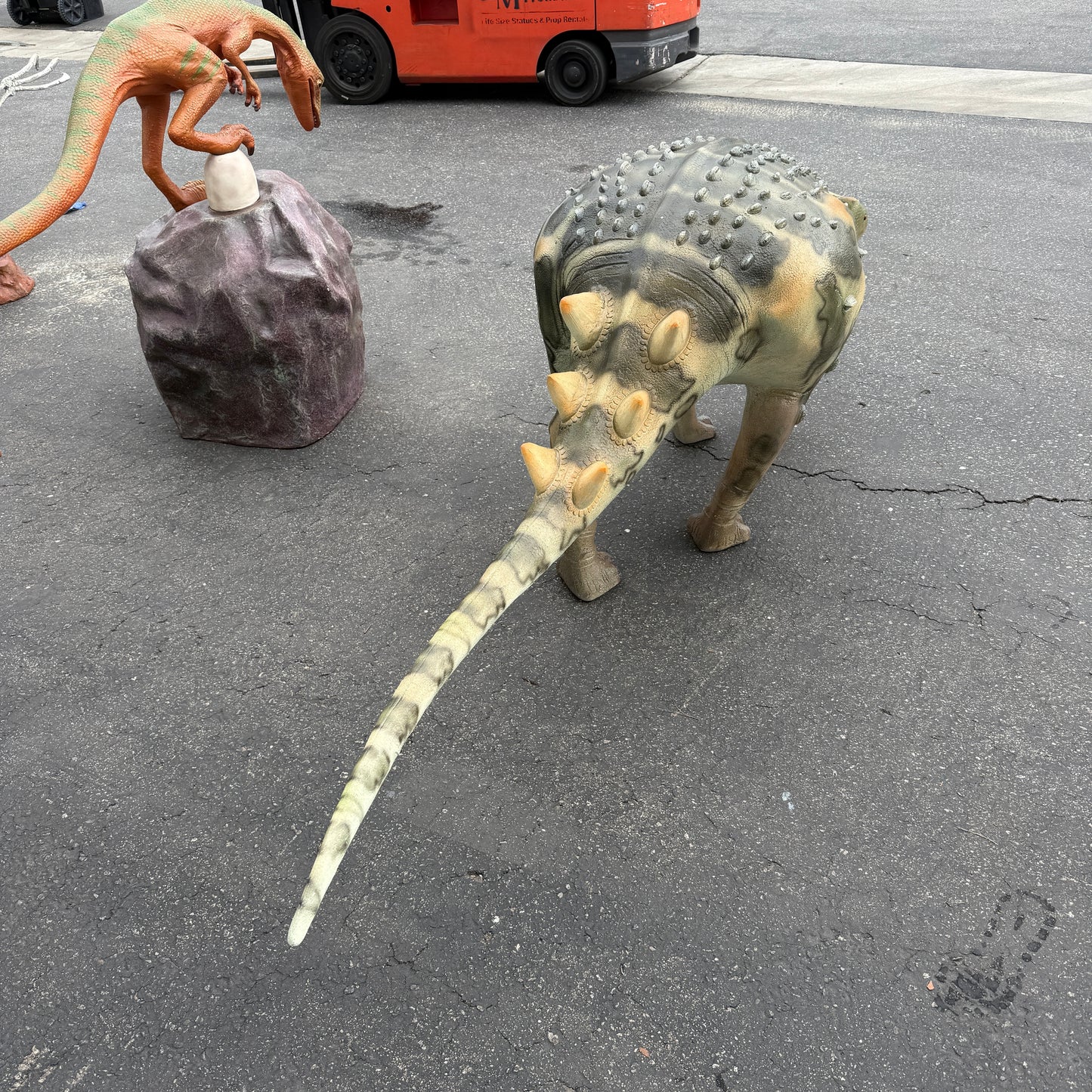 Minim Ankylosaur Dinosaur Statue