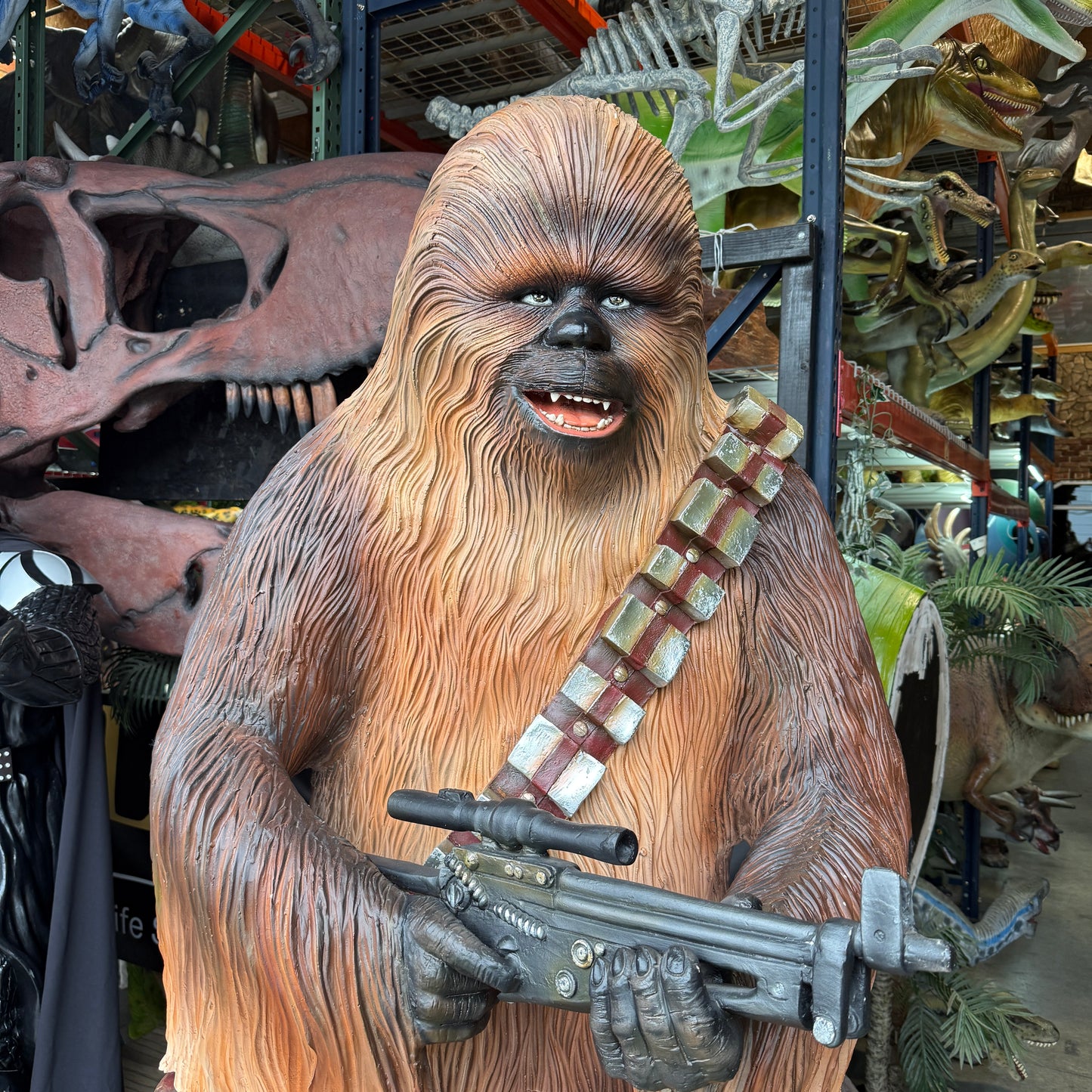 Monkey Space Warrior Statue