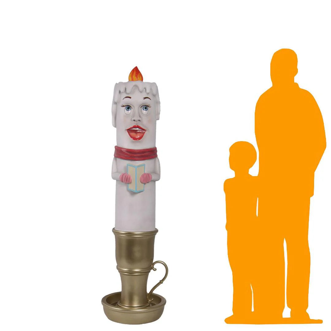 Female Candle Over Sized Statue