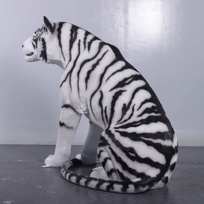 Sitting Siberian Tiger Statue