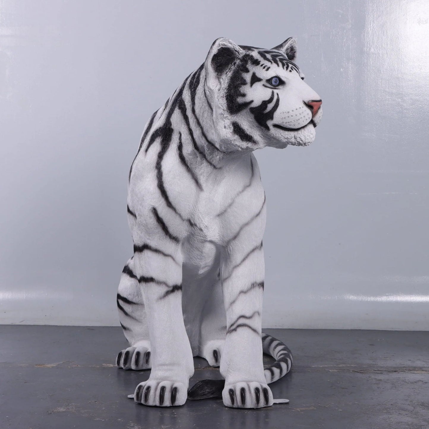 Sitting Siberian Tiger Statue