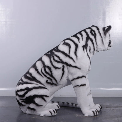 Sitting Siberian Tiger Statue