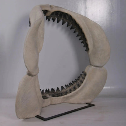 Megalodon Shark Jaw Statue A0793-200049-H