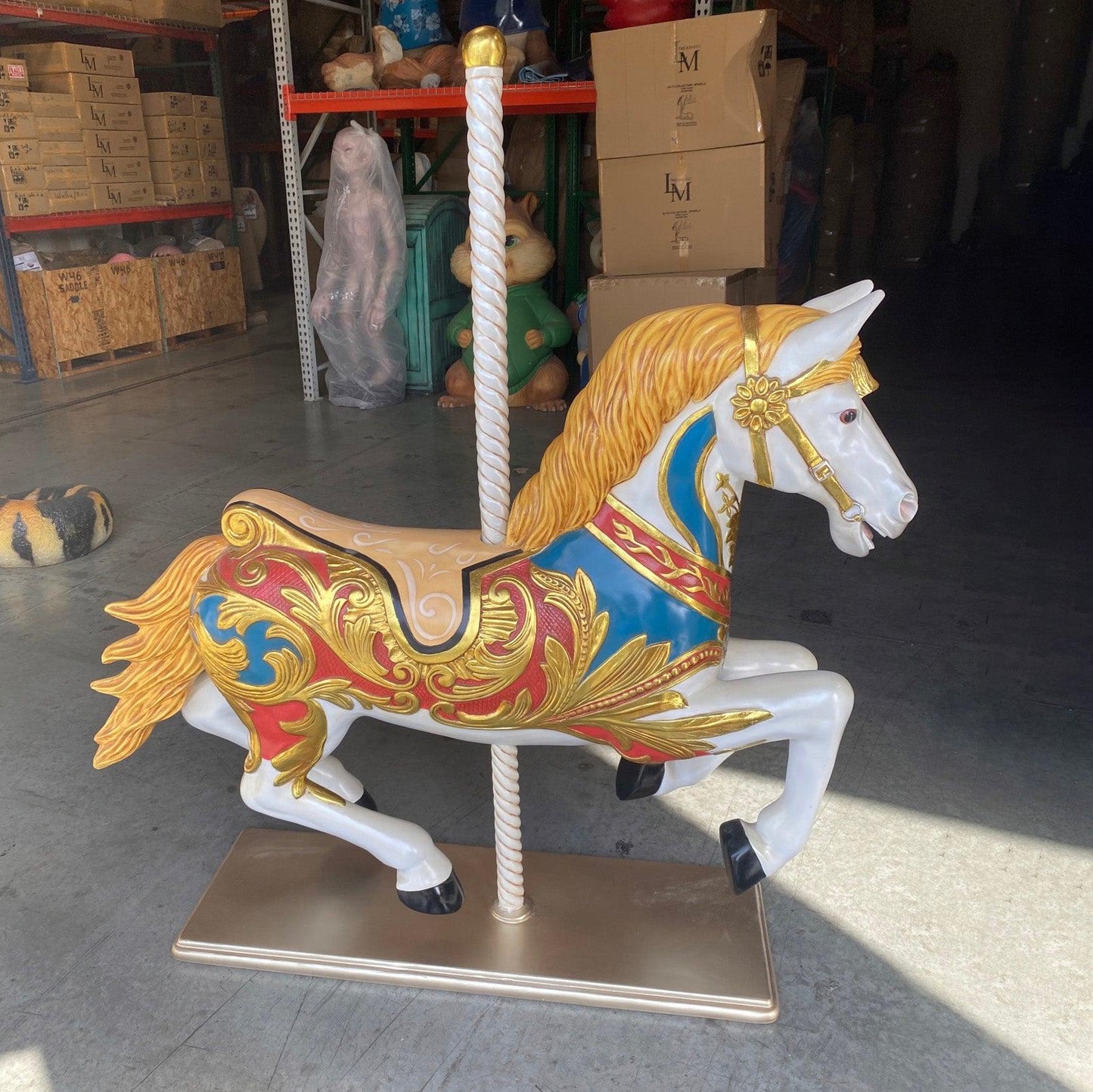 Carousel Horse Statue